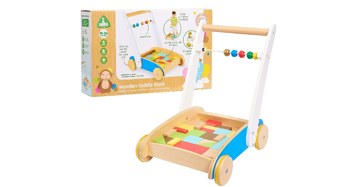 Early Learning Wooden Toddle Truck ONLY $12.53 (Reg. $35)