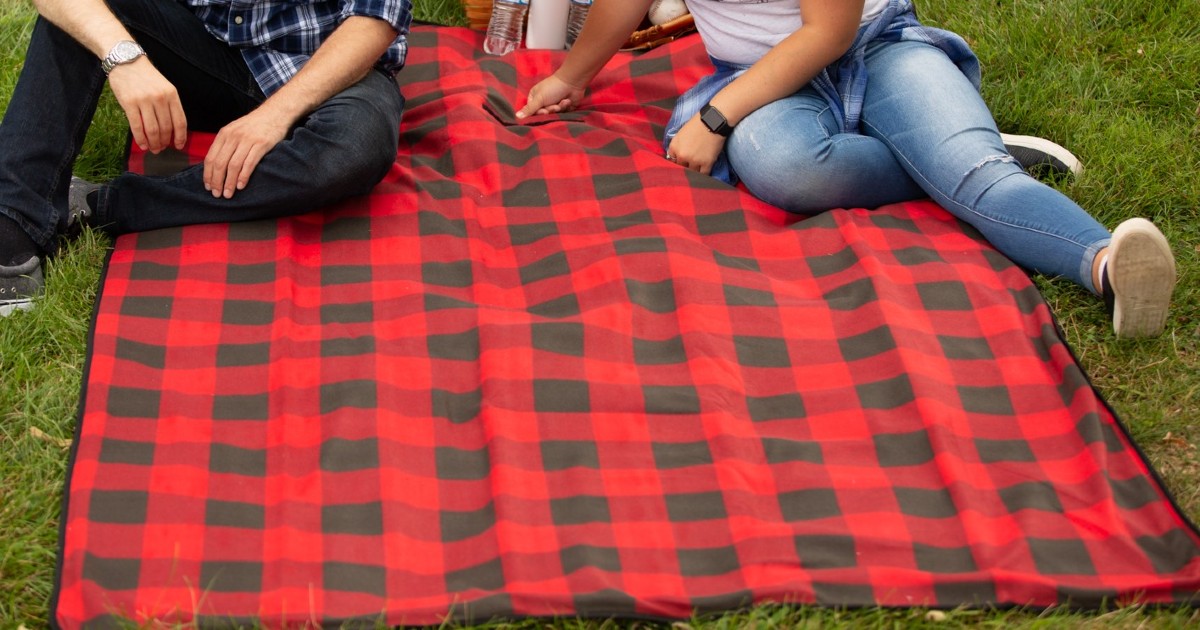 Ozark Trail Fleece Picnic Blanket 