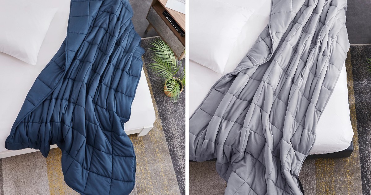 Pur Serenity Microfiber Weighted Blanket ONLY $29.99 (Reg $100) - Daily