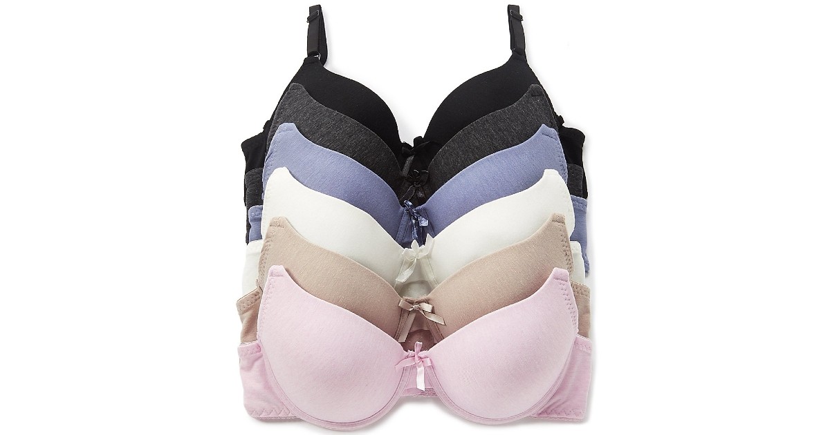 Mamia 6-Pack Full Coverage Bras ONLY $24.99 (Reg $70) - Daily Deals &  Coupons