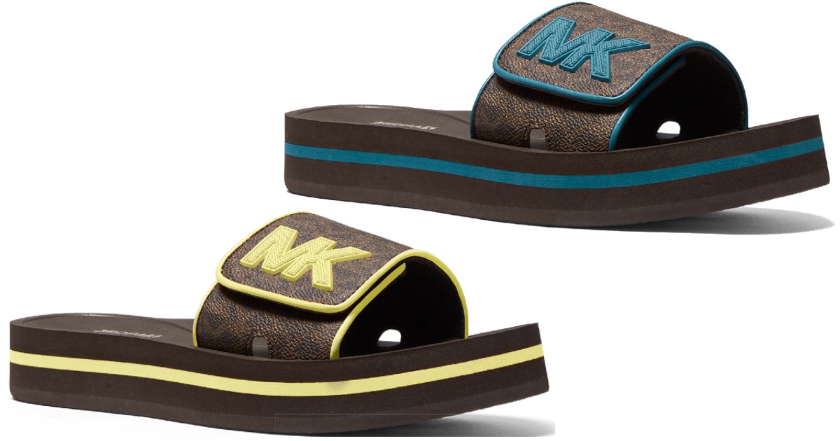 michael kors pool slides