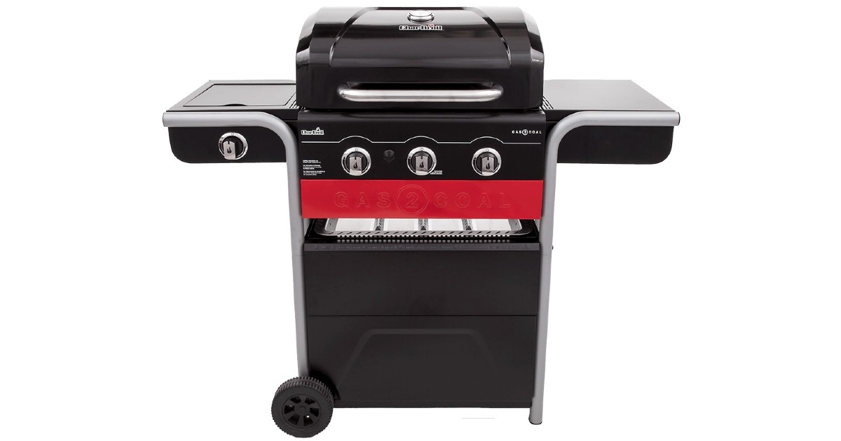 Gas & Charcoal Outdoor Grill 