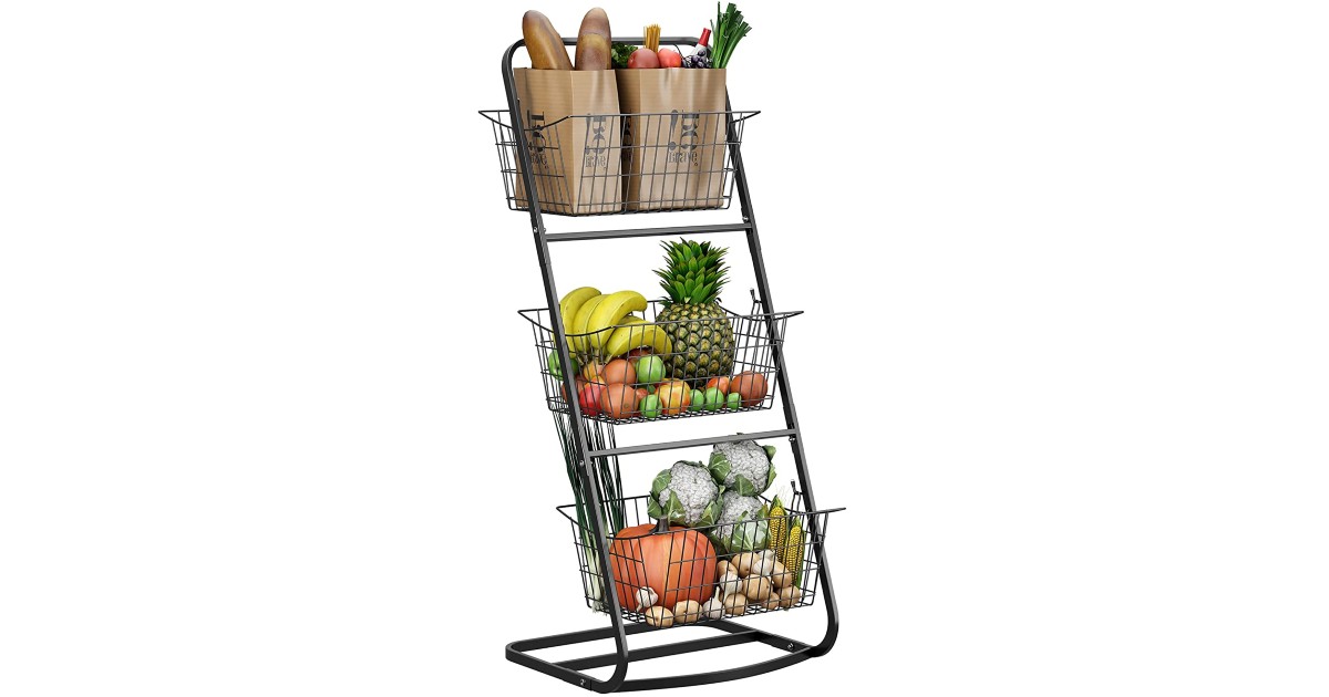 3 Tier Market Basket Stand ONLY $29.99 (Reg. $60) with Coupon