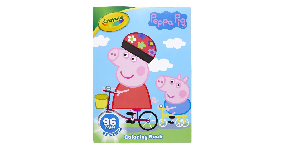 Crayola Peppa Pig Coloring Book ONLY $2.39 (Reg. $5)
