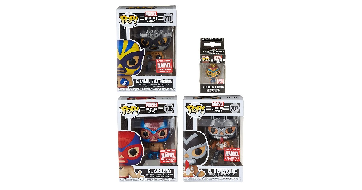 Funko Pop! Marvel Lunchadores 4-Piece Set ONLY $13.26 (Reg. $40)