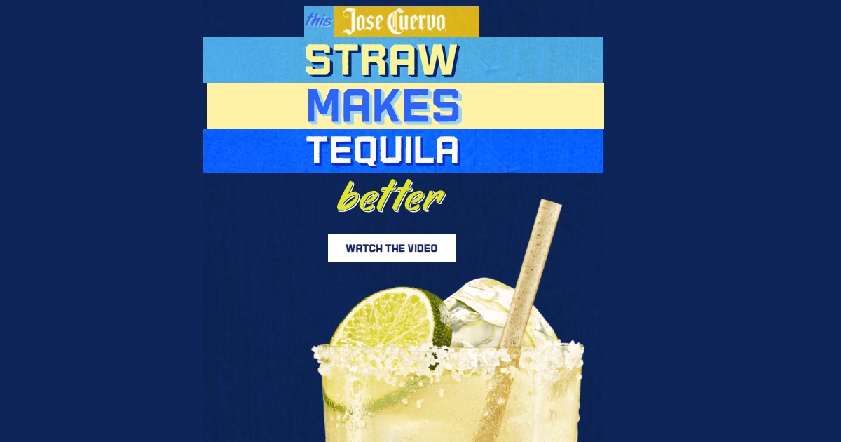 jose cuervo freebie straw