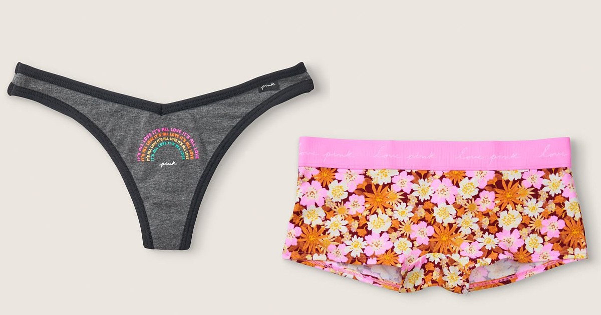 Victoria's Secret Pink Undies ONLY $2.99 (Reg. $10.50)