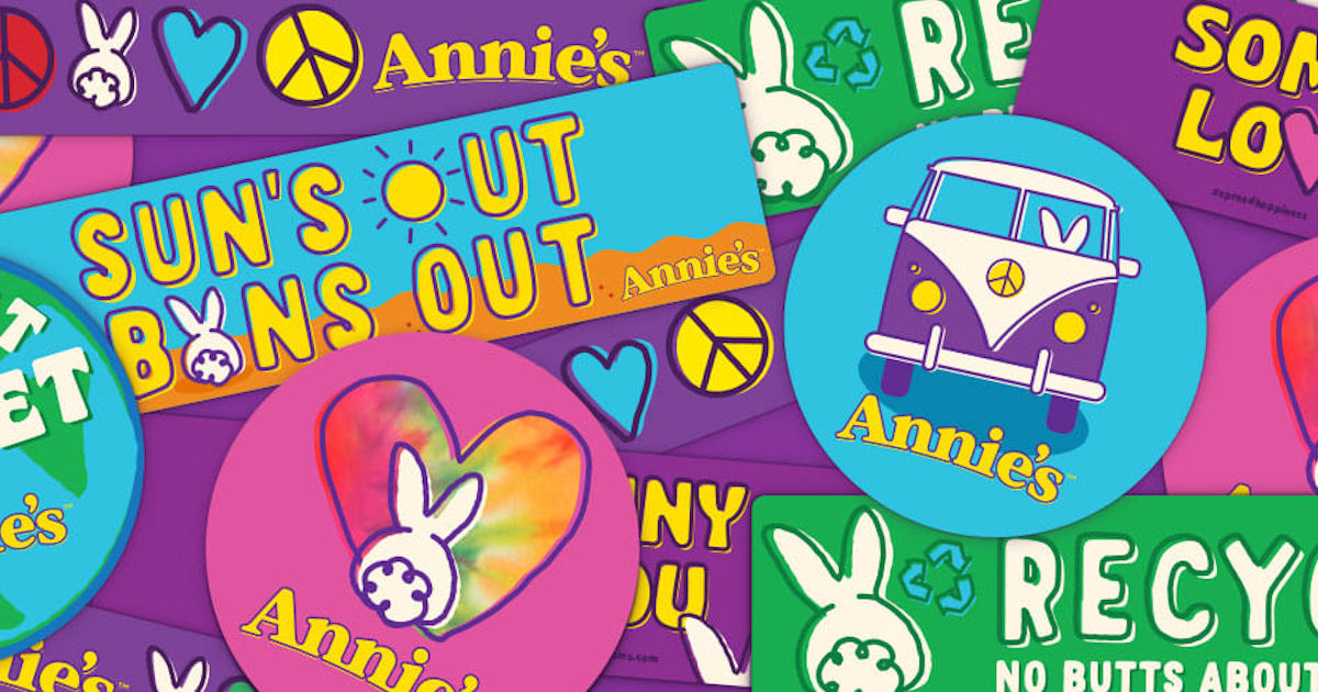 FREE Annies Homegrown Stickers