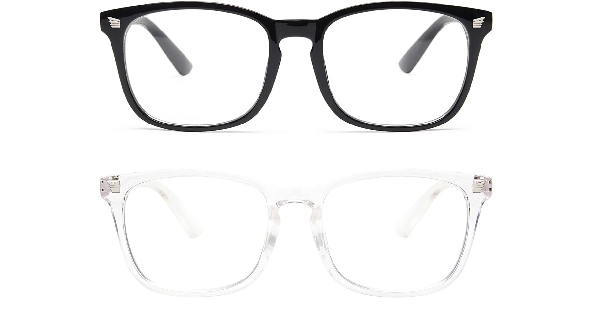 Blue Light Blocking Glasses 2-Pack $8.65 (Reg. $26)