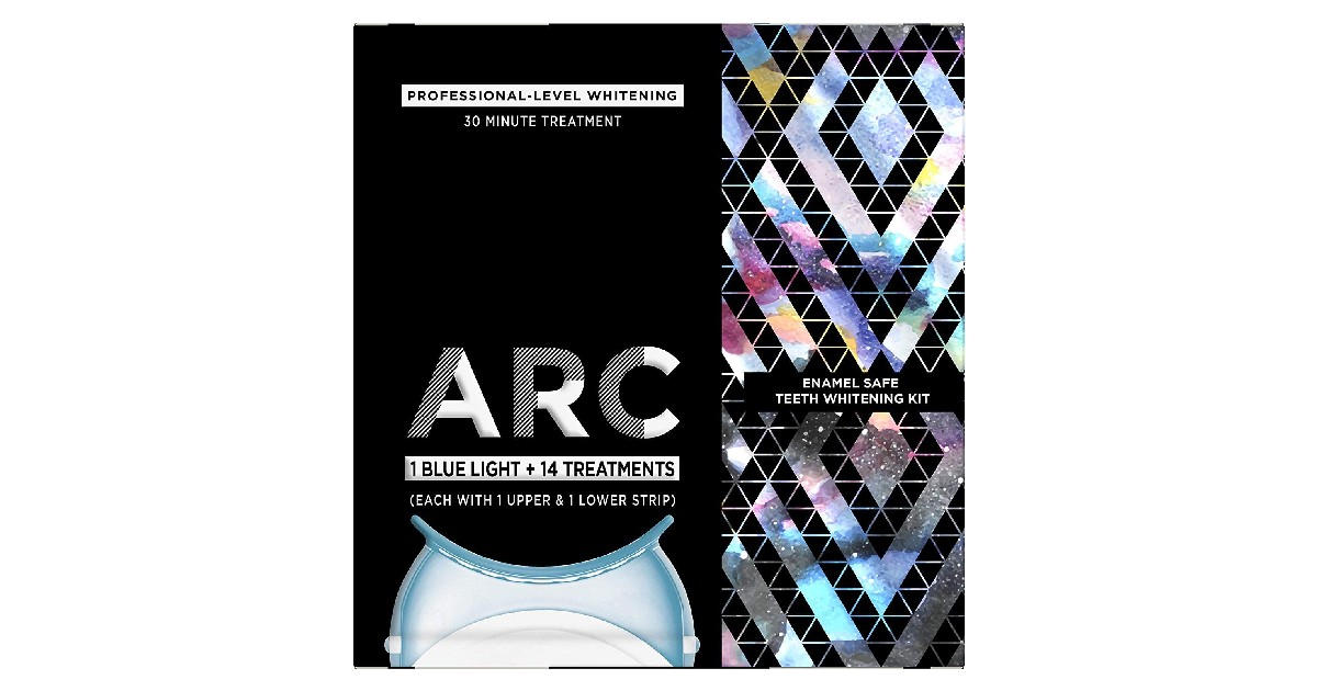 ARC Blue Light Teeth Whitening Kit ONLY $17.09 (Reg. $50)