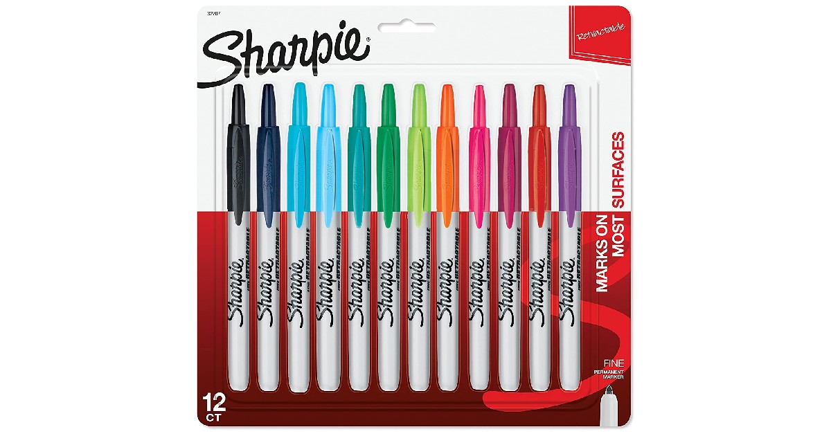 Sharpie Retractable Permanent Markers ONLY $15.19 (Reg. $32)