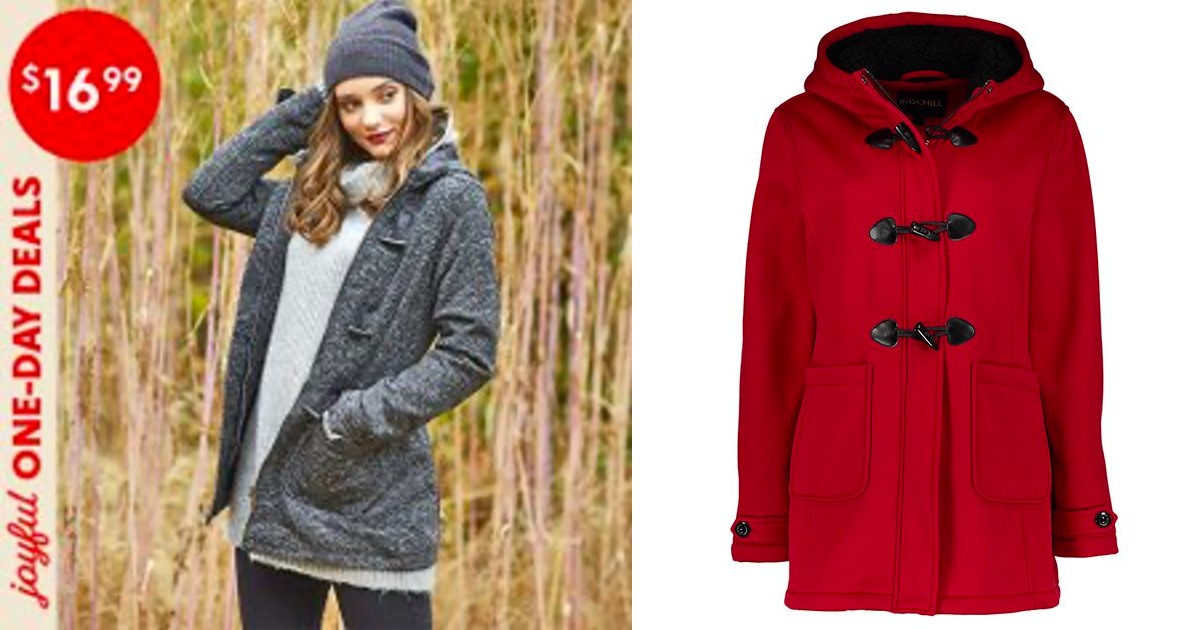 Fleece Toggle Jackets ONLY $16.99 + Free Shipping Offer