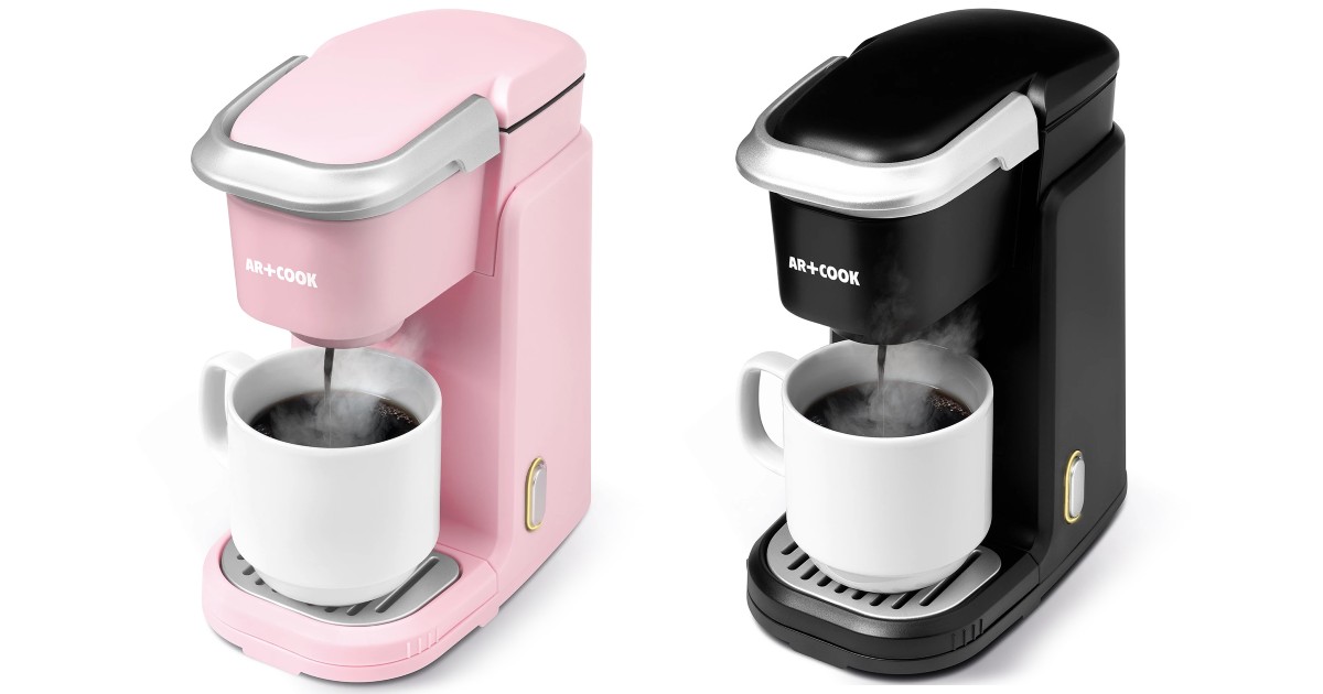 Art & Cook Single Serve Coffee Maker ONLY 44.09 (Reg 71) Daily