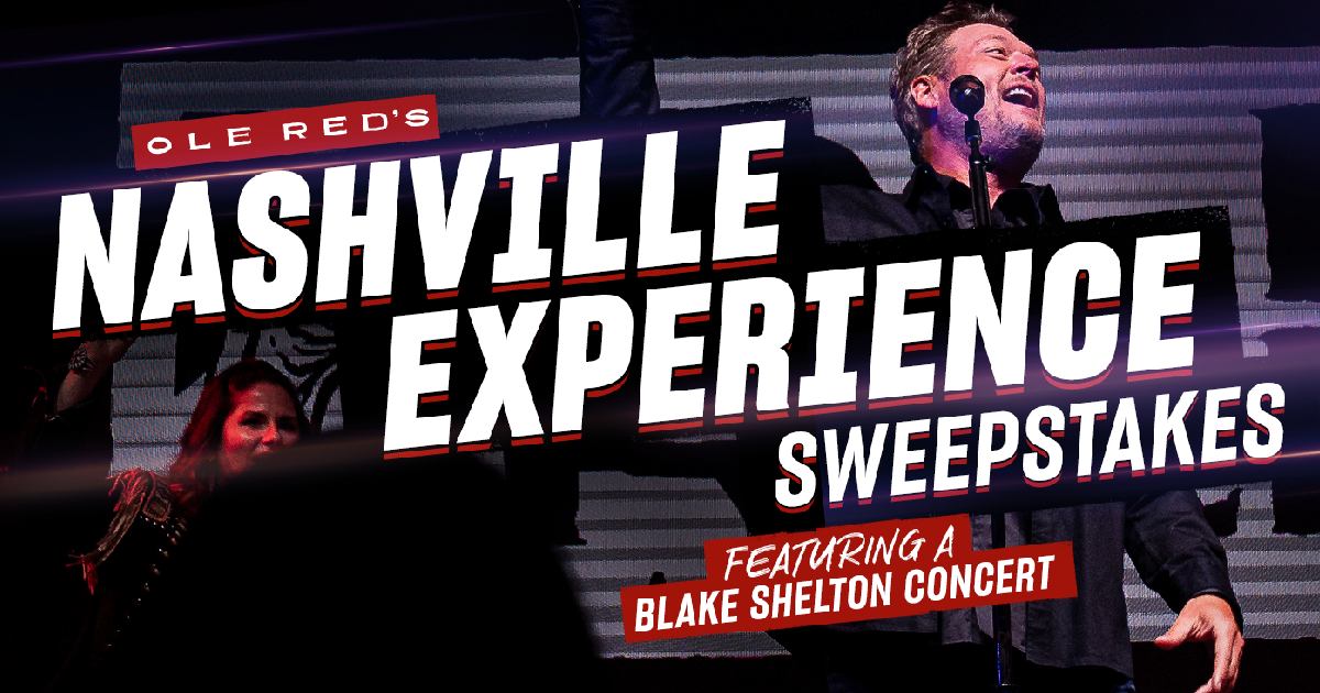 Ole Red Nashville Experience Sweepstakes