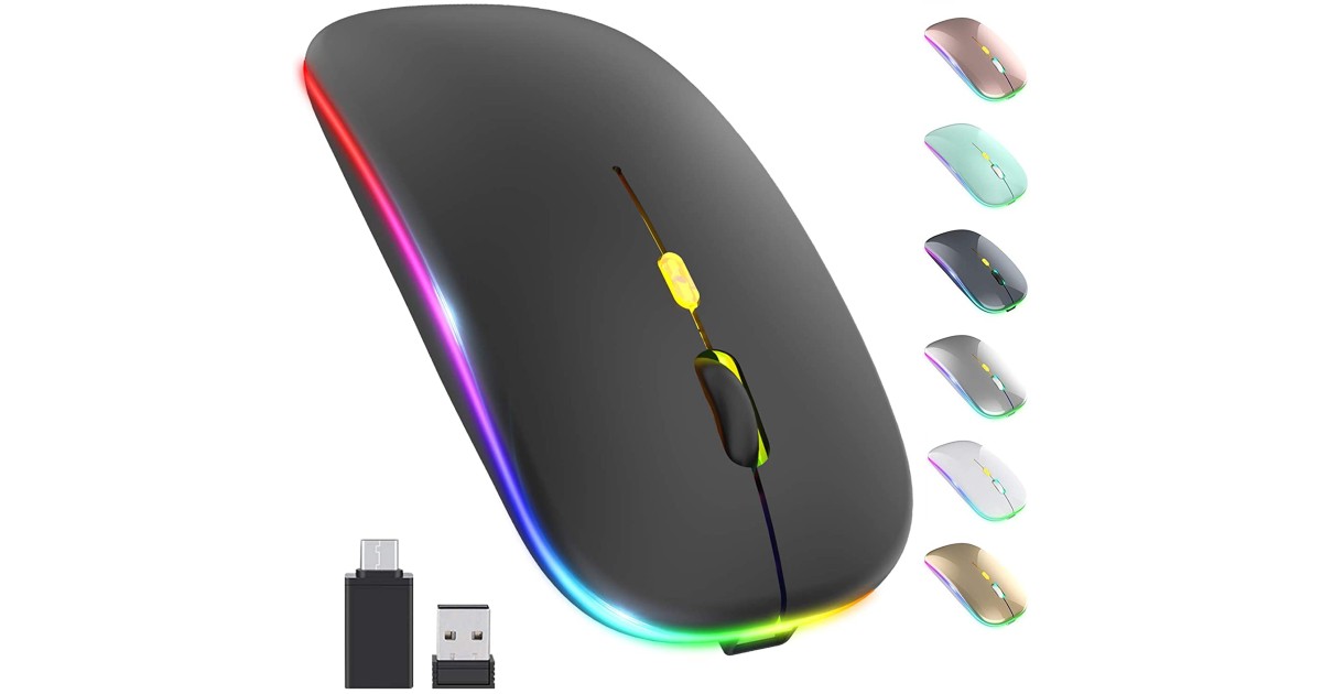 LED Wireless Mouse at Amazon