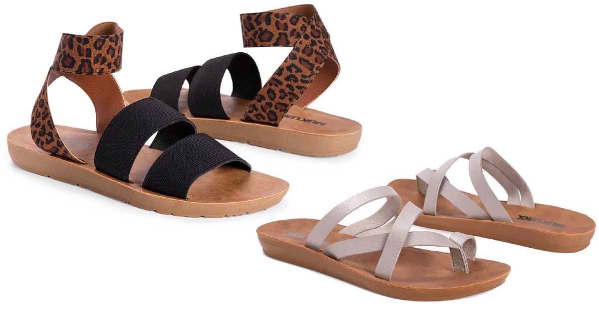 75% Off Muk Luk Sandals + Extra 15% Off at Checkout