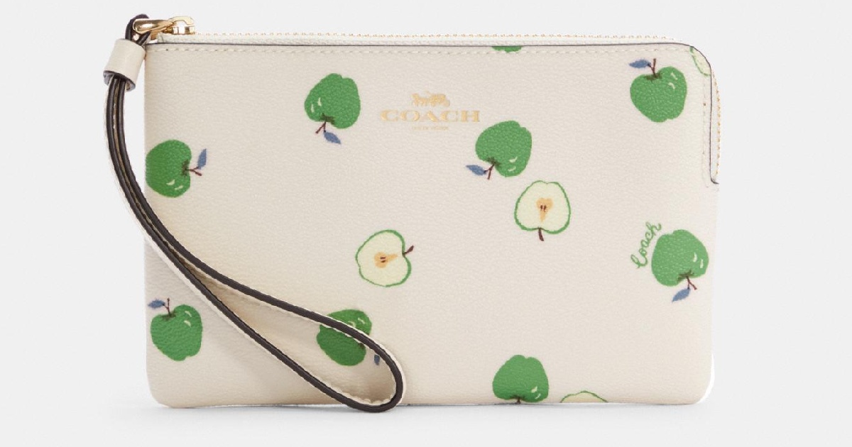 coach wristlet apple clearance free shipping