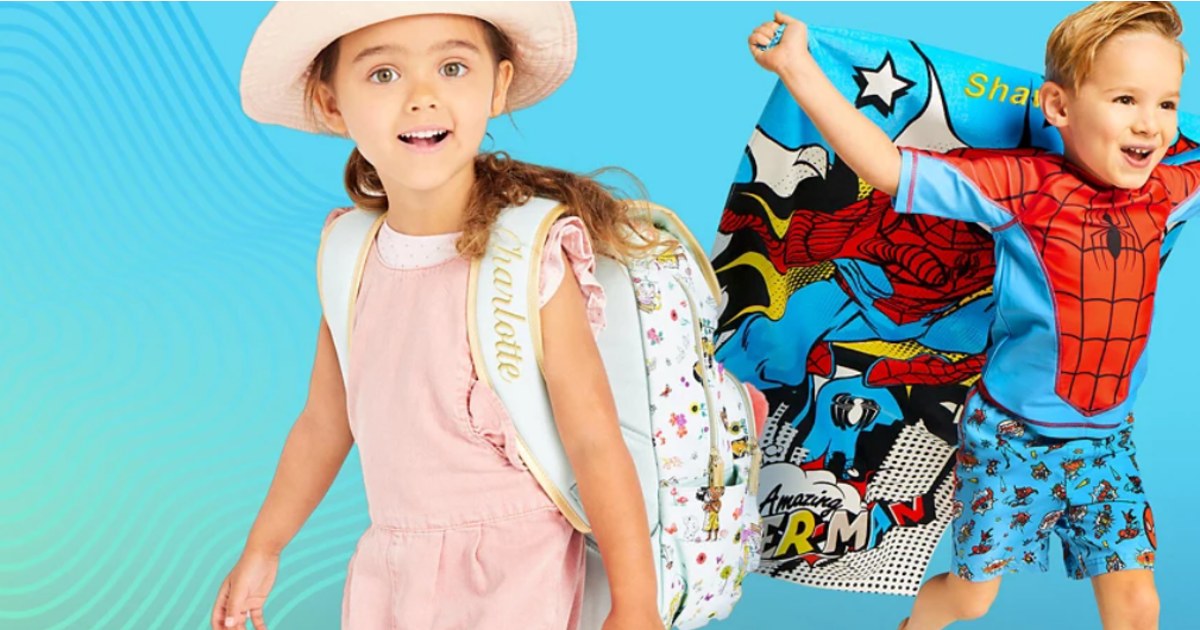 $1.00 Personalization on Backpacks & More at ShopDisney