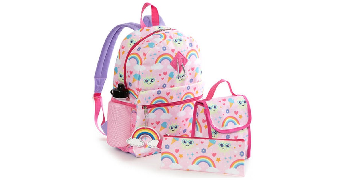 6-in-1 Happy Rainbows Backpack