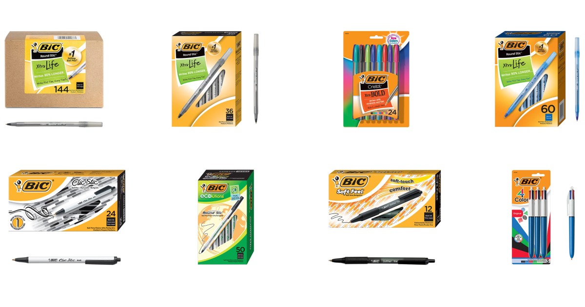 Up to 70% Off Bic Pens on Amazon