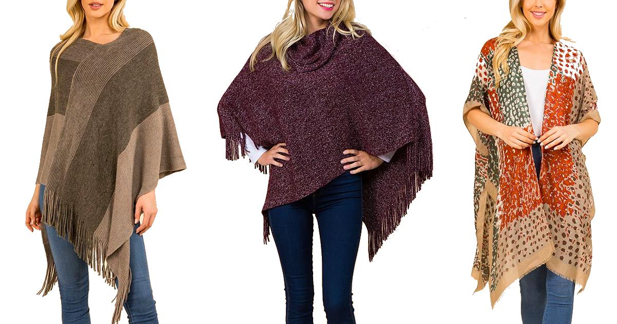 70% Off Draped in Kimonos & Ponchos + Extra 10% Off at Checkout