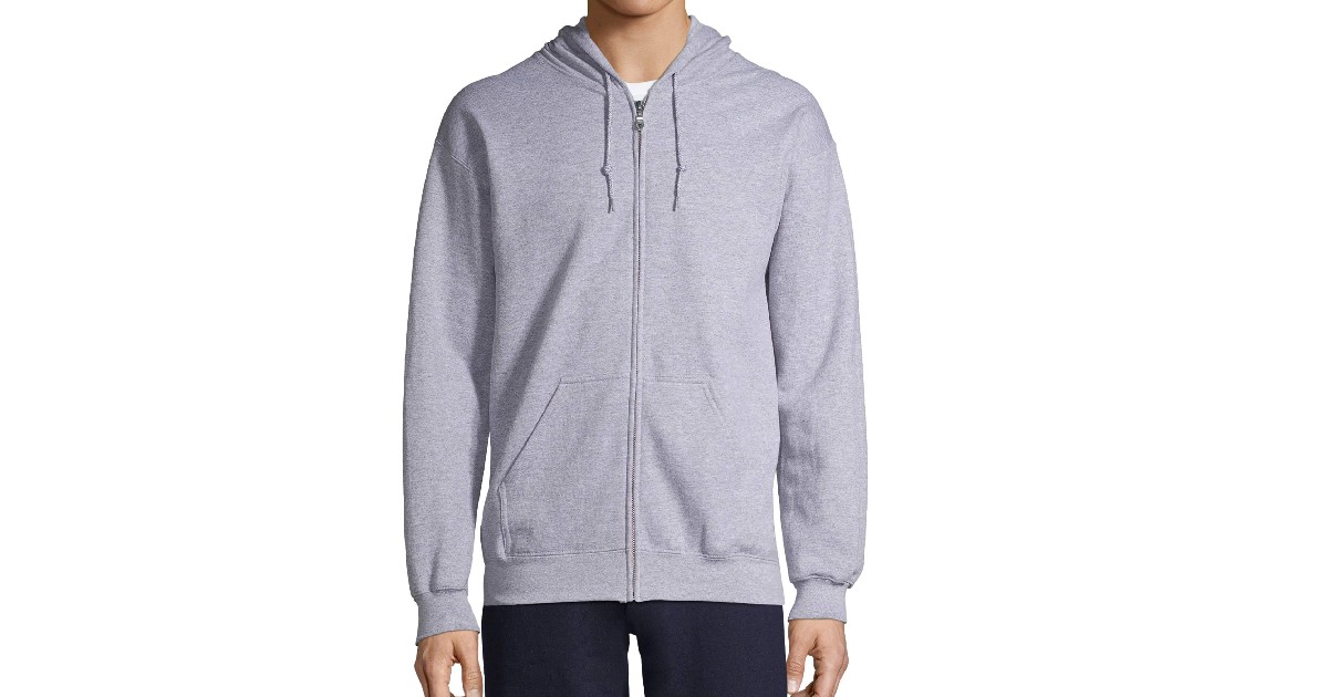 Gildan Men's Fleece Zip Hooded Sweatshirt ONLY $7.20 (Reg. $14)
