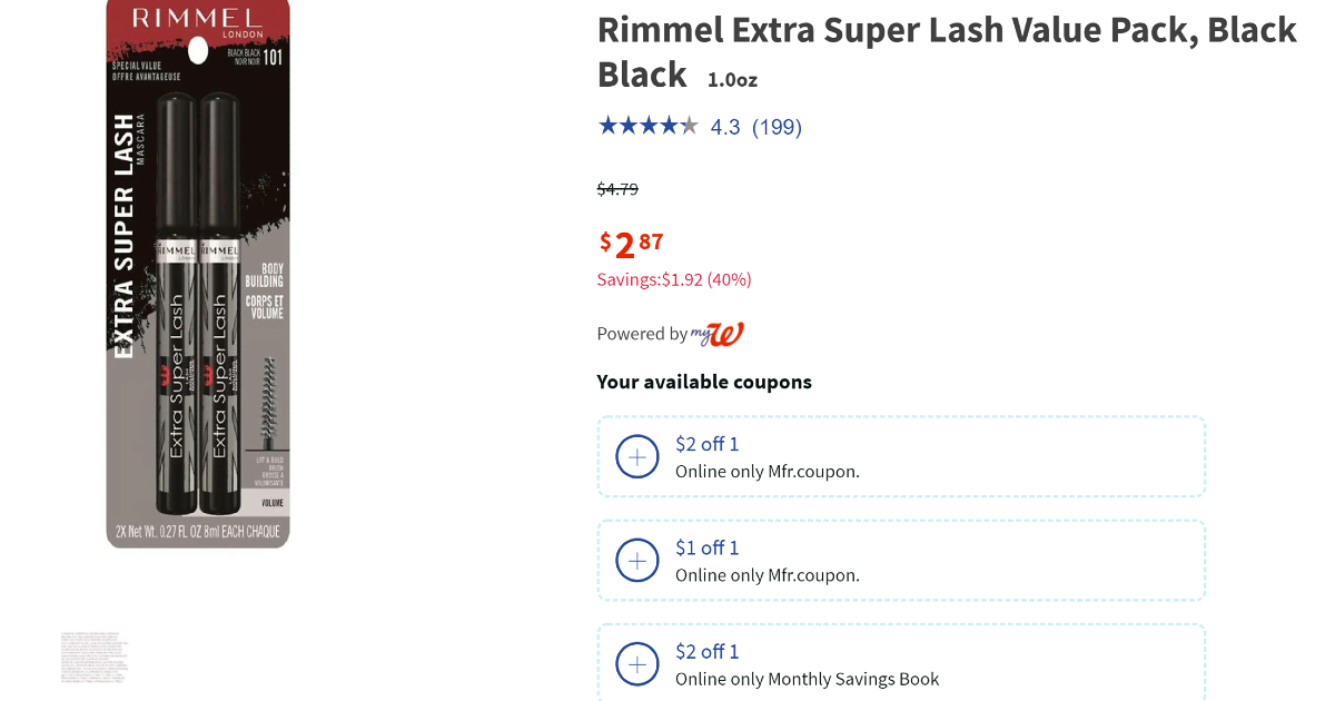 free rimmel makeup at walgreens coupons