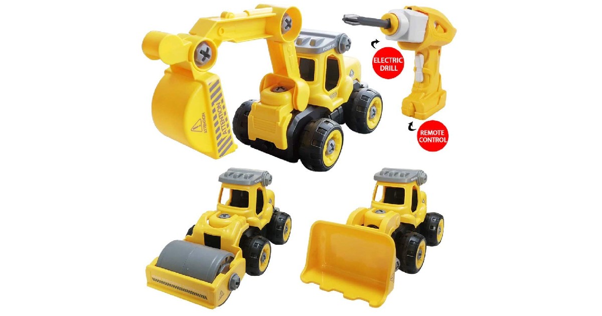 Construction Truck Toys 3-in-1 ONLY $15.99 (Reg. $40)