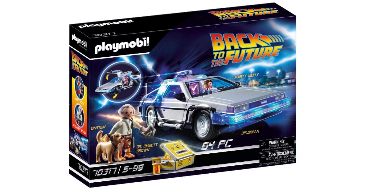 Playmobil Back to The Future Delorean on Amazon