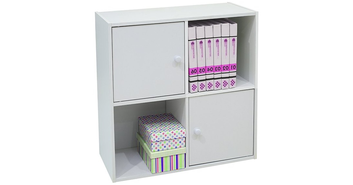 Pilaster Two-Cube Storage Unit