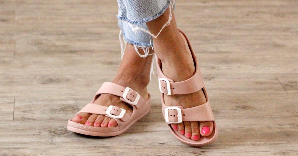 VSCO Girl Buckle Sandals ONLY $15.99 (Reg. $50)