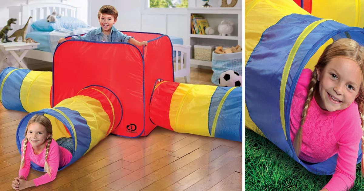 3 in 1 Discovery Kids Tent & Tunnels 