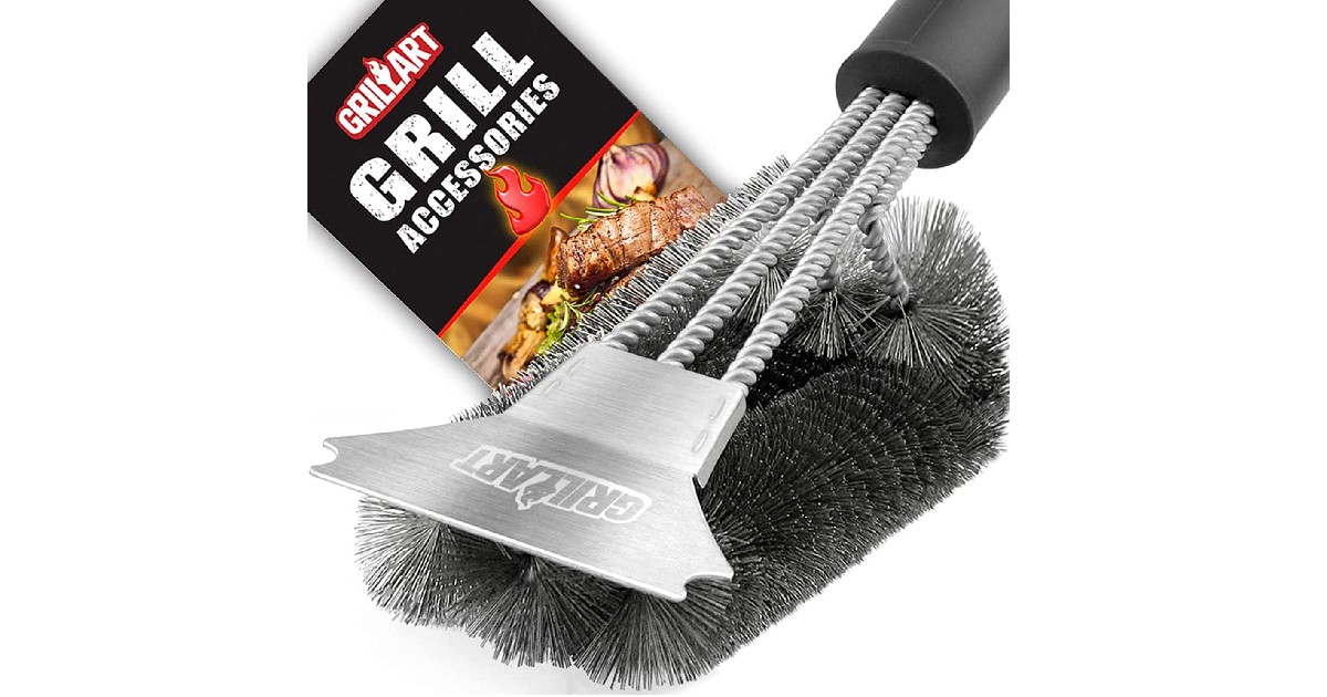 Grill Brush and Scraper on Amazon