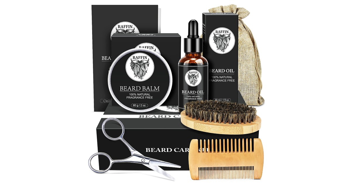 Beard Grooming Kit ONLY $9.48 (Reg. $22)