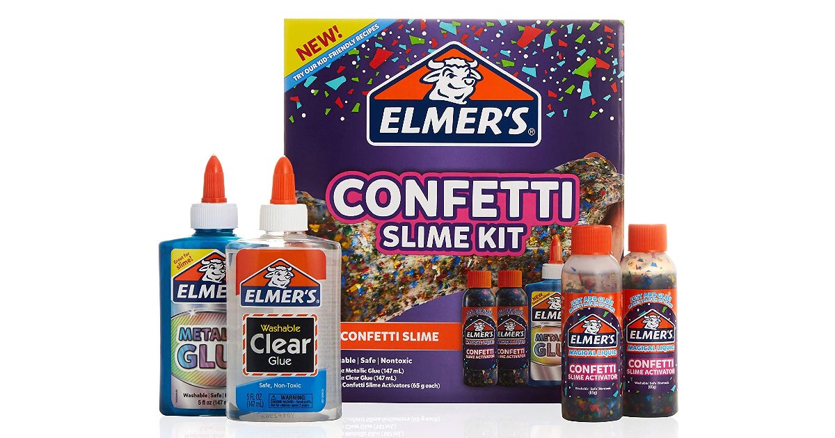Elmer’s Confetti Slime Kit on Amazon