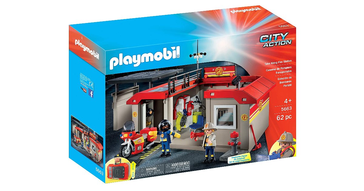 PLAYMOBIL Take Along Fire Station ONLY $16.85 (Reg. $40)
