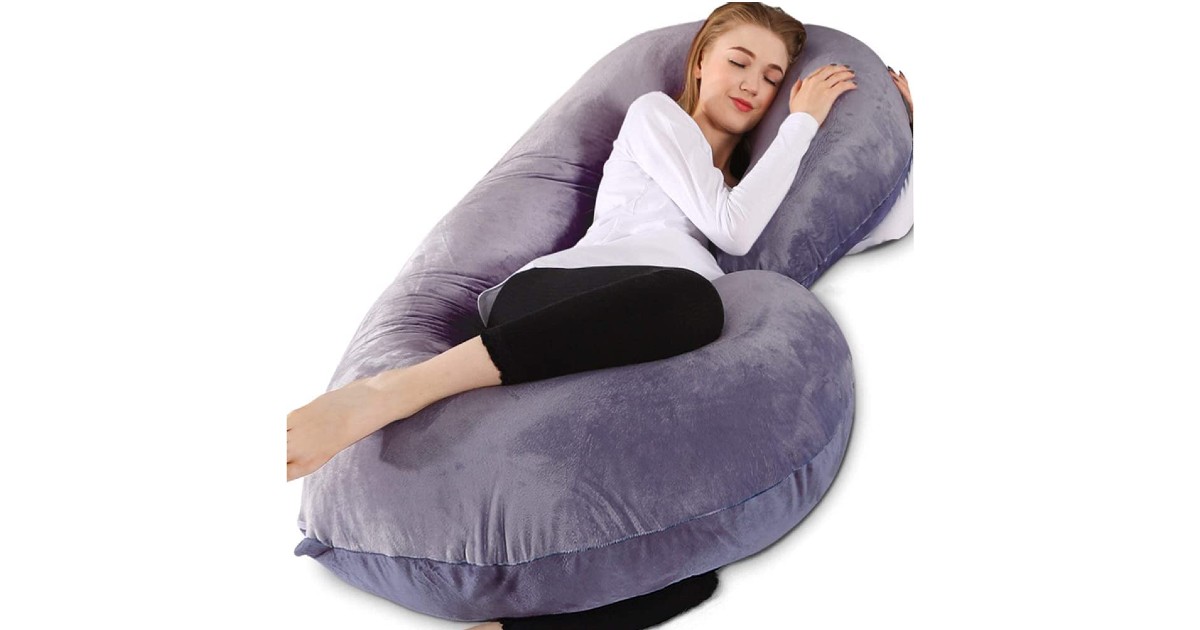 Full Body Pregnancy Pillow ONLY 33.99 (Reg 70) Daily Deals & Coupons