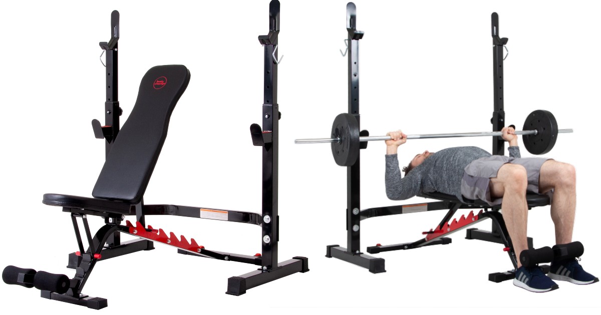 Olympic Weight Bench with  Rac...