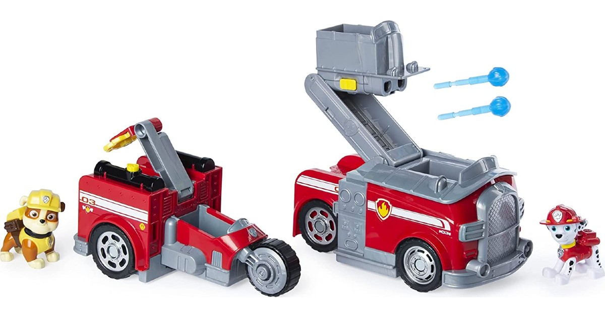 PAW Patrol 2-in-1 Transforming Fire Truck ONLY $11.74 (Reg. $25)