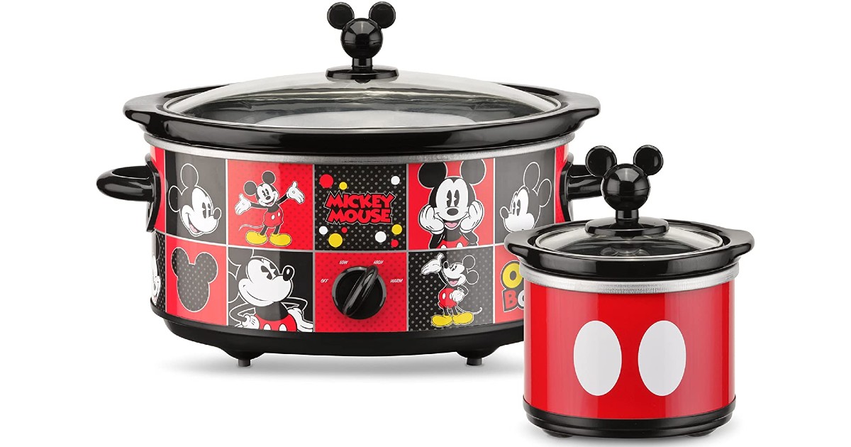 Mickey Mouse Slow Cooker Set at Amazon