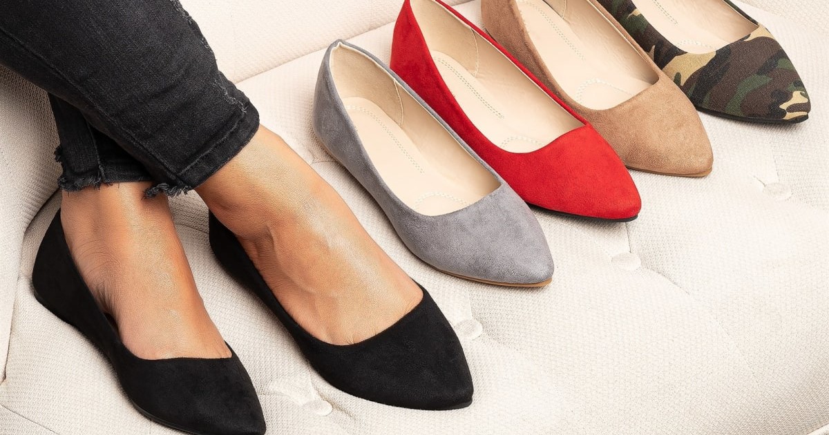 Pointed Toe Flats at Jane