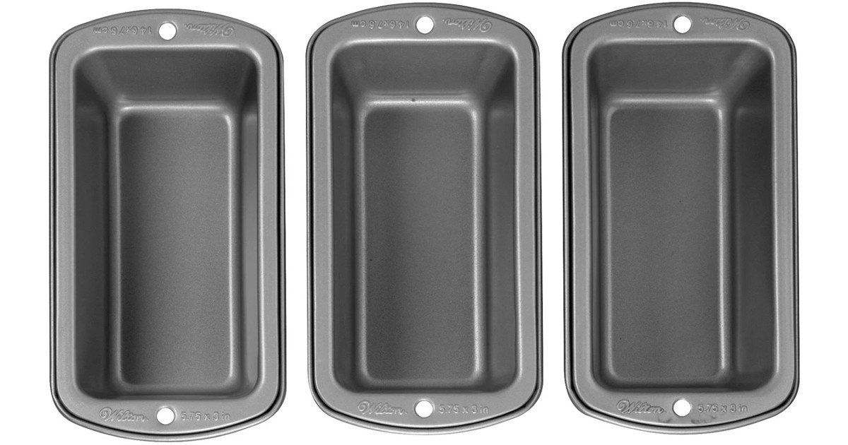 Wilton Nonstick Mini Loaf Pans 3-Pack at Macy's