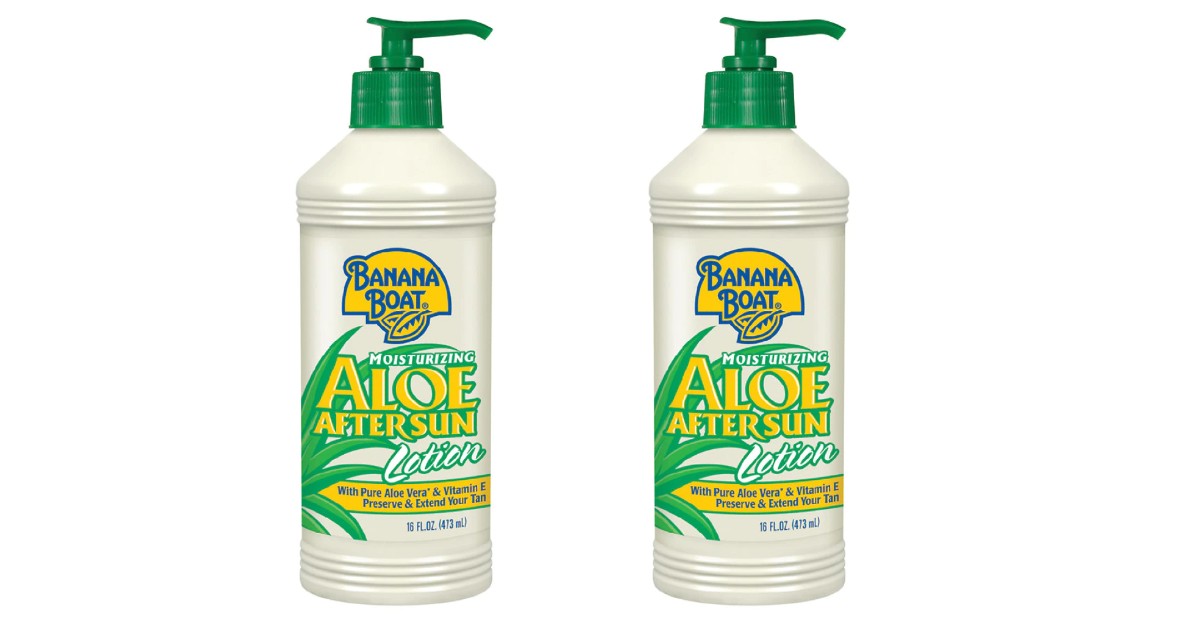 Two Free Banana Boat Aloe After Sun Lotions Free Product Samples