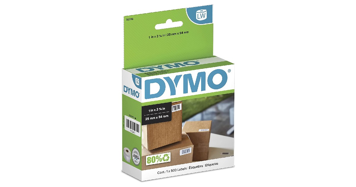 DYMO LW Multi-Purpose Labels 500-Count ONLY $11.24 (Reg. $23)
