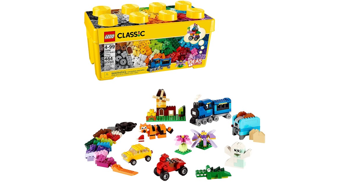LEGO Classic 484-Piece Brick Box at Amazon