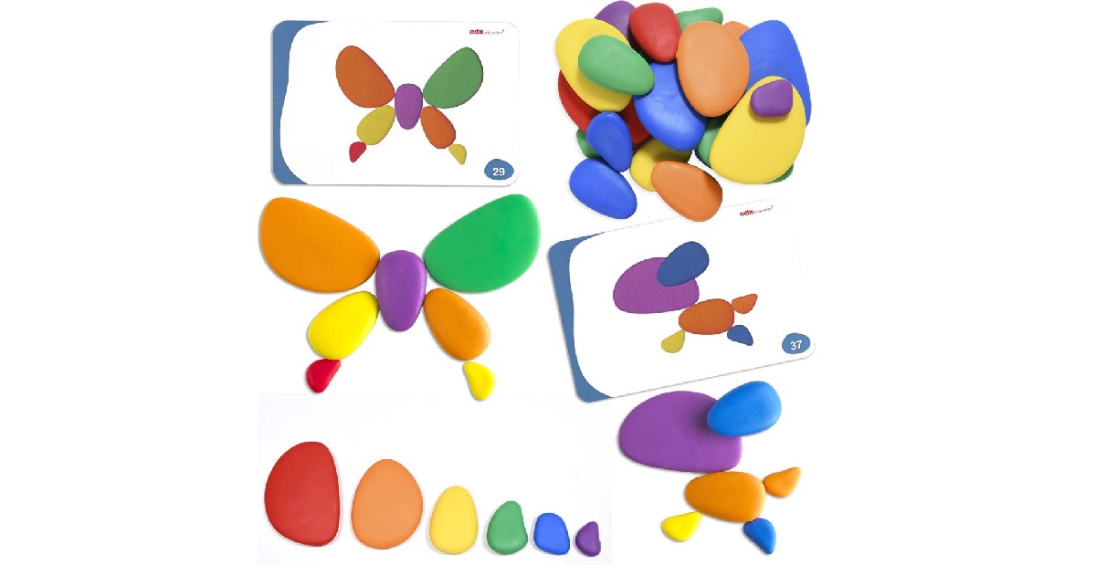 Rainbow Pebbles Stacking Stones ONLY $18.56 (Reg. $35)