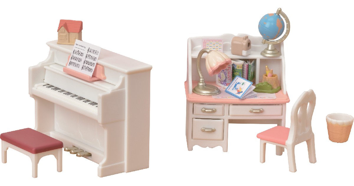 Calico Critters Piano and Desk ONLY $8.48 (Reg. $18)