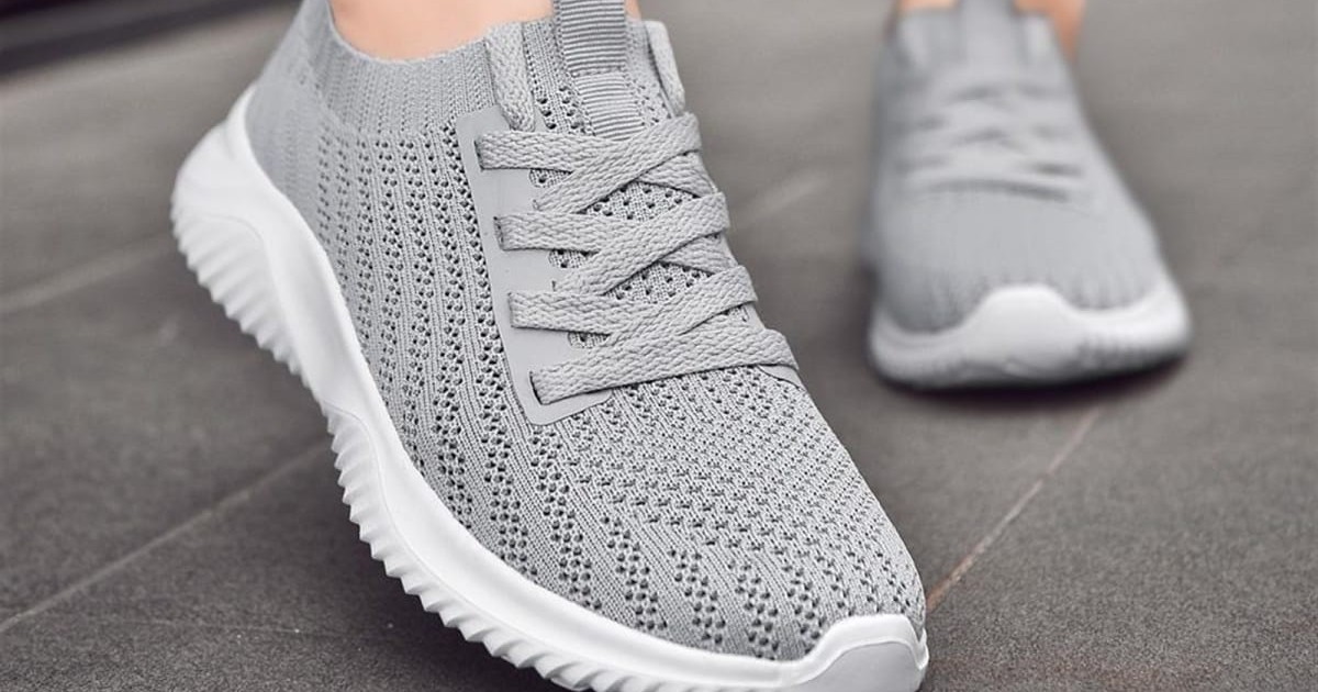 Knitted Casual Running Shoes 