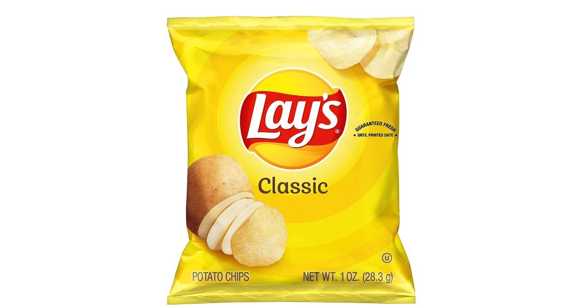 Lay's Classic Potato Chips 40-Count ONLY $11.38 Shipped