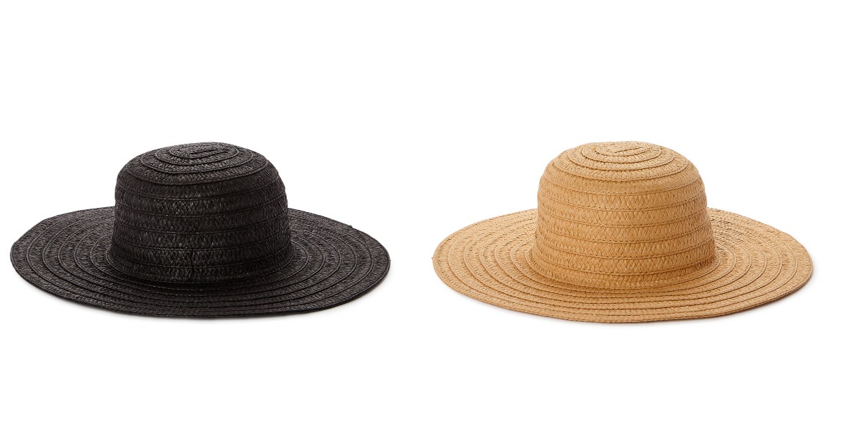 2 Pack Womens Straw Hat for $4...